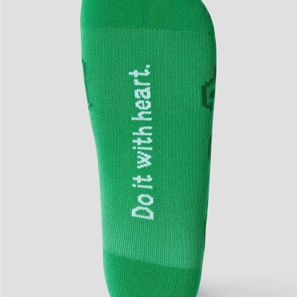 Figs Green Do it With Heart Compression Socks - Picture 2 of 3